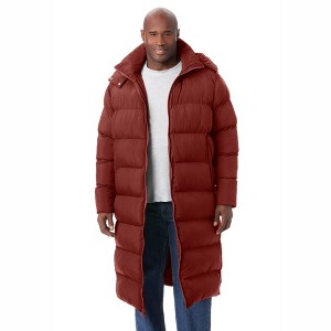 KingSize Long Quilted Puffer Coat - 1 of 4