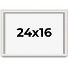 PosterPalooza | Shadow Box 1.5" Depth Silver Picture Frame - UV Acrylic, Backing Board, Hanging Hardware - 2 of 4