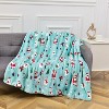 Comfort Ultra-Plush Flannel Blanket Christmas Plaid Christmas Tree. - 2 of 4