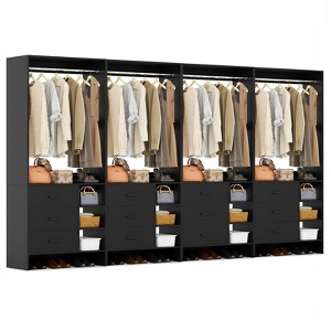 Besiost 30'' Closet Organizer with Wooden Drawers - 1 of 4