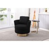 NicBex Teddy Swivel Barrel Accent Chair,Upholstered Swivel Living Room Chairs with Ring Backrest,Modern Armchair,Accent Chairs for Living Room - 2 of 4