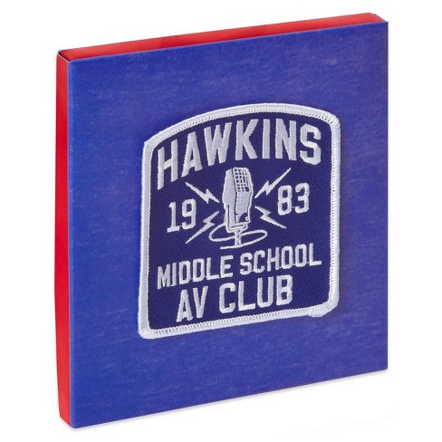 Stranger Things Hawkins AV Gift Card Holder Greeting Card with Patch - image 1 of 4