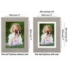 Americanflat 5x7 Picture Frame - Use as 4x6 Frame with Mat or Display 5x7 Photo Without Mat - Hudson Collection - Grey Wood - 2 of 4