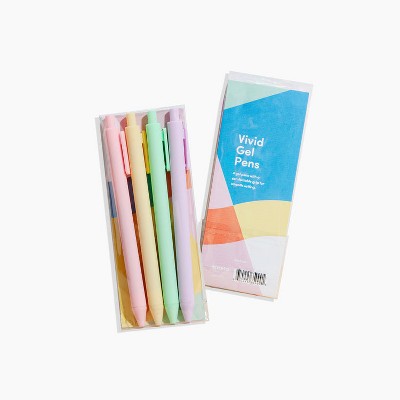 Poketo Vivid Gel Pen Pack in Pastel