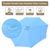 Yescom 13ft XL Heavy Duty Solid Wood Outdoor Patio Umbrella with Base Parasol Wheels Stand for Bistro Market Table Garden Deck Yard Poolside - 4 of 4