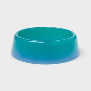 32oz Plastic Dog Bowl - Sun Squad™ Teal/Navy - 1 of 3