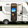 VEVOR RV Screen Door Protector, Adjusts from 22 to 31.5 inch, Adjustable Door Grille, Easy to Install, Reinforced Breathable Honeycomb Holes, Black - 2 of 4
