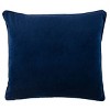 Rayen Skull Pillow - Dark Blue/Silver - 20"X20" - Safavieh - 3 of 3