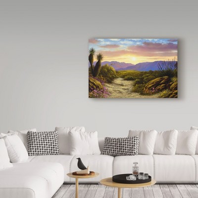 Anthony Casay Desert Scene Giclee Canvas Art with Floater Frame