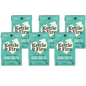 Kettle & Fire Coconut Curry Bone Broth - Case of 6/16.9 oz - 1 of 4