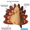 Big Dot of Happiness 3D Thanksgiving Turkey Centerpiece Table Decorations, Freestanding Fall Friendsgiving Party Decor, Turkey Centerpieces - 8 Count - 3 of 4