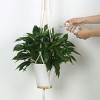 Unique Bargains DIY Indoor Outdoor Retro Vintage-inspired Macrame Cotton Flower Pot Holder 59.1" 2 Pcs - 4 of 4