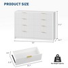 8/9 Drawer Dresser, Bedroom Storage Cabinet with Drawers, Wooden Bedroom Dresser - 3 of 4
