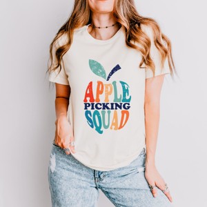 Simply Sage Market Apple Picking Squad Colorful Short Sleeve Tee - 1 of 4