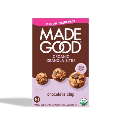 MadeGood Snack Bars Chocolate Chip Granola Minis Family Pack - 10ct