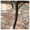 Hamilton Cast Aluminum Patio Bench- Copper - Christopher Knight Home: Weather-Resistant, 2-Seater Garden Bench - 2 of 4