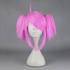 Unique Bargains Women's Halloween Wigs 12" Pink with Wig Cap - image 2 of 4