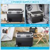 Car Refrigerator - 21QT Car Fridge w/ Ultra-Fast Cooling, 20L Electric Cooler w/ Low Power, Portable Freezer w/ Battery Protection for Cars, RV, Truck - 4 of 4