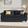 Mjkone Pull Out Sofa Bed,Full Size Sleeper Sofa Couch with Memory Foam Mattress - 2 of 4