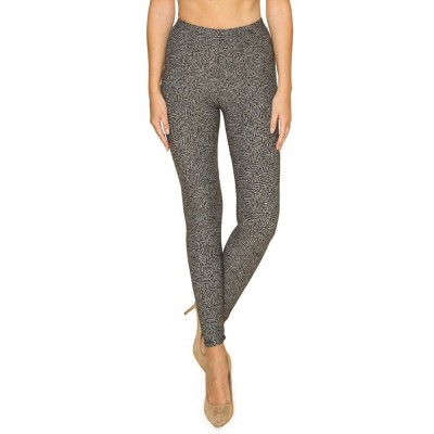 Slickblue Women's One Size Multi-Print Leggings, High Waisted, 4 Color Options, Soft Stretch Fabric, Fitted Style