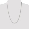 Black Bow Jewelry 3mm, Sterling Silver, Flat Anchor Chain Necklace - 2 of 4