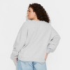 Women's Coca-Cola Bow Graphic Sweatshirt - Gray - image 2 of 3