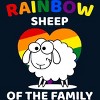 Adult Design By Humans Rainbow Sheep of The Family Pride By Tank Top - 2 of 2