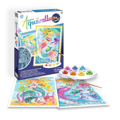 12ct Painting Kit Aquarellum Phospho Mermaids - SentoSphere USA