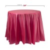 Smarty Had A Party 84" Burgundy Round Plastic Tablecloths - 96 pcs - 2 of 4