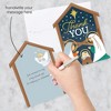Big Dot of Happiness Holy Nativity - Shaped Thank You Cards - Manger Scene Religious Christmas Shaped Thank You Cards with Envelopes - Set of 12 - 2 of 4