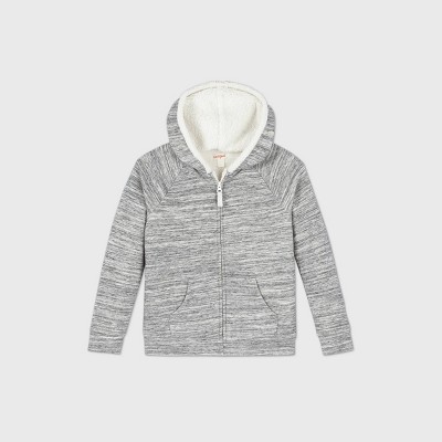 girls lined hoodie