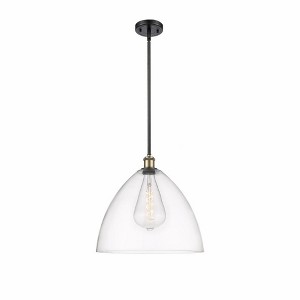 Bristol Glass - 1 Light Pendant In Industrial Style-16.75 Inches Tall and 16 Inches Wide - 1 of 1