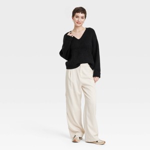 Women's V-Neck Pullover Sweater - Universal Thread™ - 1 of 3