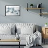 Stupell Industries Abstract Cloud Splatters White Blue Gold Painting - 2 of 4