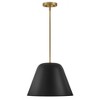 Lark Madi 1 - Light Pendant in  Lacquered Brass/Black - 3 of 4