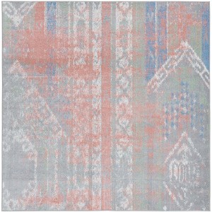 Unique Loom Kamala Washable Collection Area Rug - Lotus - 1 of 4