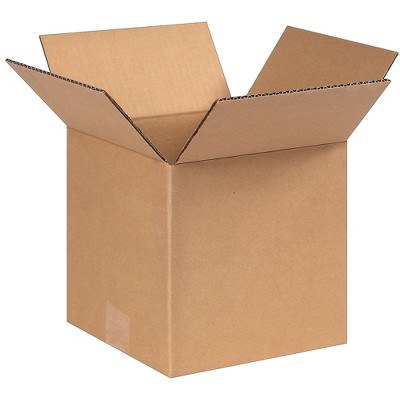 The Packaging Wholesalers 8 x 8 x 8 Shipping Boxes ECT Rated Kraft 80808