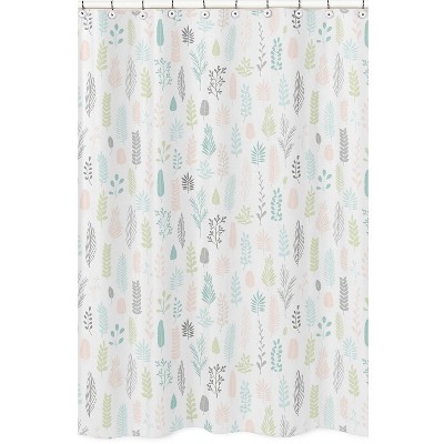 Leaf Shower Curtain Pink - Sweet Jojo Designs
