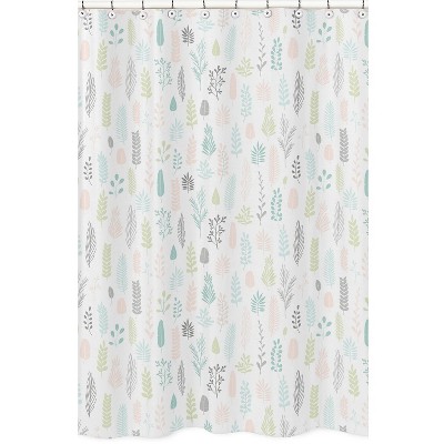 Leaf Shower Curtain Pink - Sweet Jojo Designs