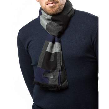 Mio Marino | Men's Cashmere Feel, 100% Cotton Fashion Winter Scarf