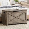 coucheta 30" Solid Wood Storage Bench with Soft-Close Lid - Easy Assembly, Large Toy Chest Organizer for Entryway, Living Room, Bedroom - 3 of 4