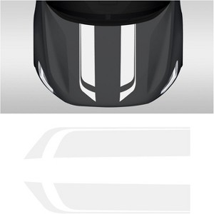 TruAIR Car Hood and Body Stripe Decal Sticker Universal Fit - 1 of 4