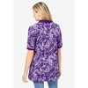 Woman Within Elbow-Sleeve Polo Tunic - 3 of 4