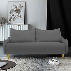 MAYEERTY 66.3 Sleeper Sofa Bed Multi-Functional Couch for Living Room,Purple - 1 of 4