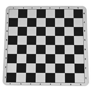 Club Vinyl Rollup Chess Board Green & Buff - 2.25 Squares - The Chess Store