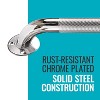 DMI Bathroom Grab Bars, 12 in Chrome Safety Rails, Textured Steel, 20 Pack, FSA/HSA - 4 of 4