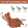 ChicFurnit Living Room Chair Arm Chair Accent Chair Rocker Swivel Recliner with Massage and Heat Chair for Living Room, Orange / Blue / Beige / Brown - 4 of 4