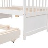 NicBex Twin over Full Bunk Bed Separable Pine Bed Frame with Trundle, Storage Drawers, Guardrail and Ladder, No Box Spring Required - 4 of 4