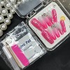 Vynxaria Pink Premium Press-On Nails for Effortless Style Size S - 2 of 4