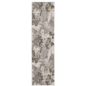 Oriental Weavers Nebulous 5091E Grey/ Ivory Indoor Area Rug - 2'3" x 7'6" - 1 of 4